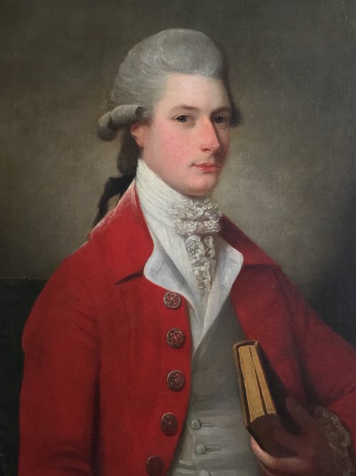 Portrait of a Gentleman in a Red Coat, 1780, by David Martin (1737-1797)  Period Portraits Gallery, Nick Cox Owner,  London and North Yorkshire, UK

***SOLD FEB 2018***



